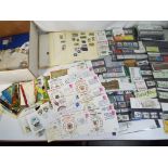 Philately - a lot to include a quantity of mint stamps, approximate face value to be added later,