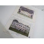 Cricket Memorabilia - a lot to include two photos of England Cricket Team for the year 1986 and