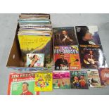 A lot to include a quantity of 33 rpm vinyl records, to include Roy Orbison, Shirley Bassey,