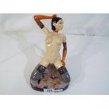 Peggy Davis - a ceramic one off nude figurine from the Colourway Collection, approx 19.