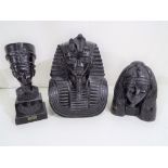 A quantity of Egyptian figurines,