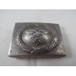 A Third Reich German Luftwaffe belt buckle,