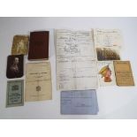 A quantity of military related ephemera to include a Field Service Pocket Book 1914,