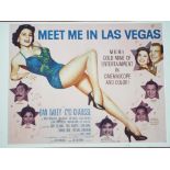 Meet Me In Las Vegas - an original US one sheet 'front of house' movie poster printed in colour,