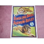 Ringling Bros and Barnum & Bailey - an original US one sheet,