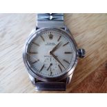 Rolex - a vintage stainless steel cased Rolex Oyster Royal 6444 gentleman's 32mm wristwatch,