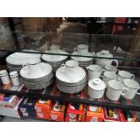 A quantity of German dinner and tea ware by Thomas to include plates, cups,
