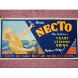 Drink Necto - an original US lithograph advertising poster printed in colour, ca mid 20th century,