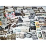 Deltiology - a collection of over 400 largely earlier period postcards to include UK topographical