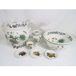 Portmeirion - a Portmeirion ceramic soup tureen and a ladle, large bowl, vase and similar,