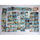 Star Wars - a full set of 66 Topps 1977 Star Wars trading cards depicting scenes from the films to