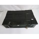 A WWII 25 pdr ammunition case stamped 'P 60 MC II 1943' 18 cm x 46 cm x 30 cm.