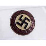 NSDAP Party membership badge with painted finish,
