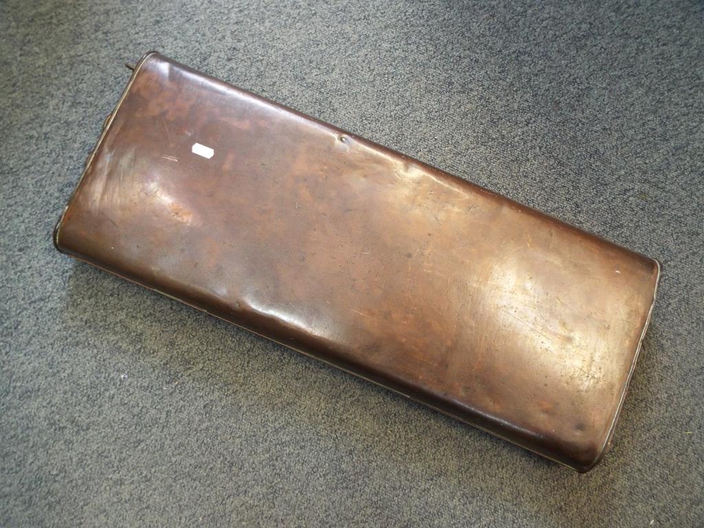 Rolls Royce - an early brass and copper foot warmer, - Image 2 of 3