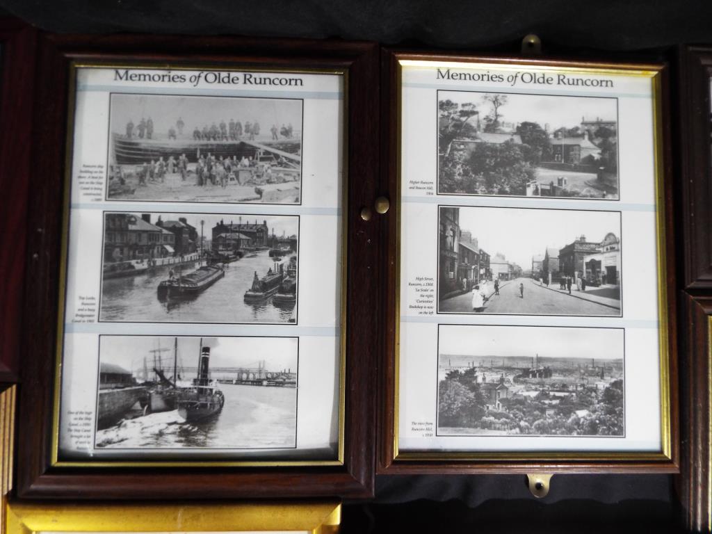 Runcorn - seven black and white photographs and prints relating to Runcorn to include the Top Locks - Image 2 of 3