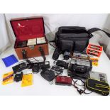 Photography - Lot to include a quantity of photographic equipment comprising cameras including Agfa,