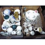 A mixed lot to include ceramics, comprising Mason's ironstone, Denby, Aynsley, Royal Albert,