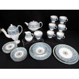 Wedgwood - a coffee / tea service decorated in the Florentine pattern comprising 30 pieces (random