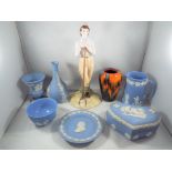 A lot to include a small quantity of Wedgwood Jasperware,