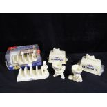 A quantity of Lurpak branded breakfast items, comprising toasting racks, butter dishes and egg cups.