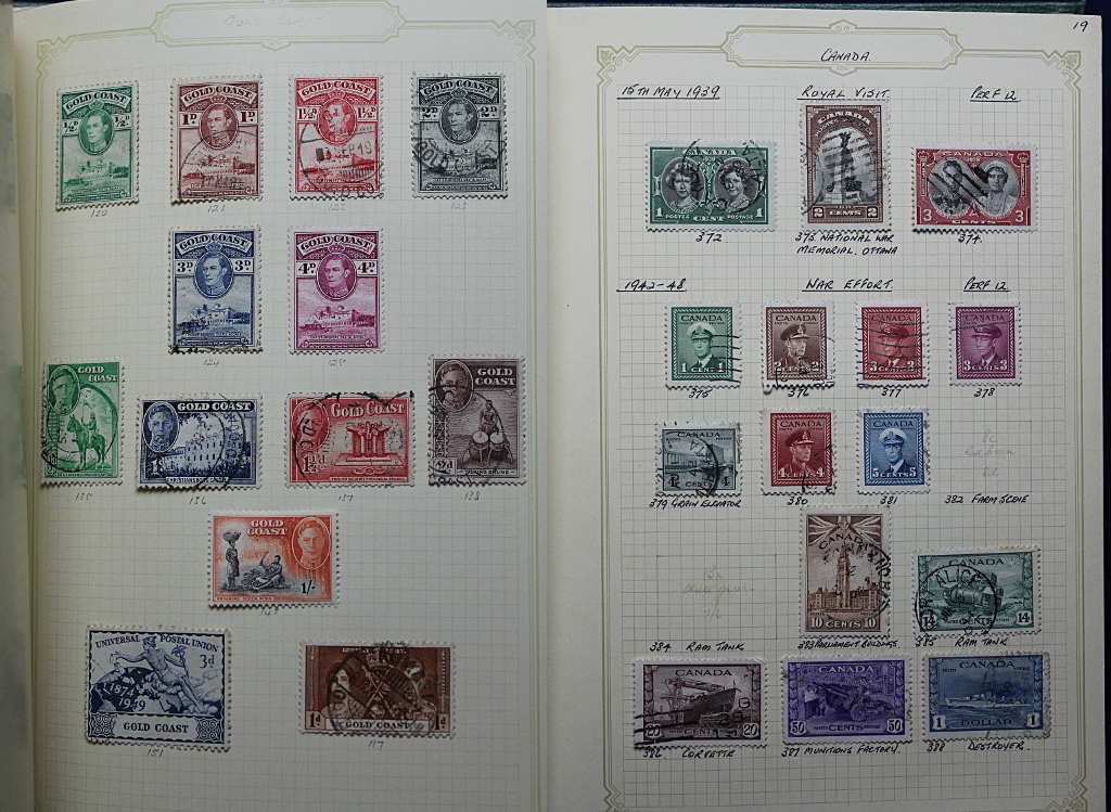 British Commonwealth Stamps - a collection of British Commonwealth stamps including Africa, Canada,