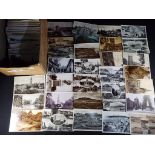Deltiology - in excess of 400 early-mid period UK topographical postcards with a few subjects Est