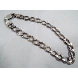 A gentleman's silver bracelet.