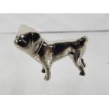 A silver dog.