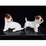 Royal Doulton - two Royal Doulton Sealyham dogs, #HN2508 and #HN2509.