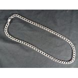 Gents heavy neck chain stamped 925 approximately 60 grams all in.
