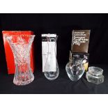 A quantity of boxed glassware to include Royal Brierley,