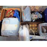 A mixed lot to include toys, Christmas decorations, picture frames, unused retail stock,