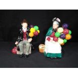 Royal Doulton - two Royal Doulton figurines comprising The Balloon Man #HN1954 and The Old Balloon