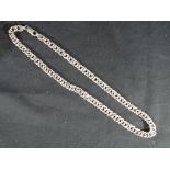 Gents double neck chain stamped 925 approximately 30 grams all in.