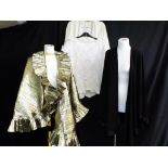 Vintage Clothing - four capes in various styles and sizes to include a cotton broderie anglaise,