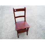 A good quality chair / folding steps