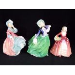 Royal Doulton - three Royal Doulton lady figurines to include Janet #HN1537,