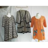 Vintage Clothing - a two-piece striped suit and two jumper style dresses [3].