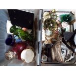 A mixed lot to include ceramics, plated ware,