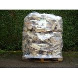 A part pallet of kiln dried logs for fire pit or log burner - this lot must be collected by