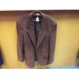 A gentleman's wide cord brown jacket, fu