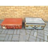 An Overpond shipping trunk approx 31cm x