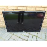 A 42 inches LCD television, model number 42LD450.