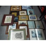 A quantity framed pictures and prints,