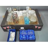 A good mixed lot of glassware to include Rowton crystal, Abbey hand cut led crystal,