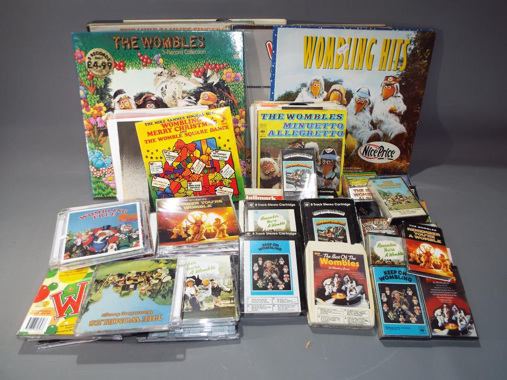 Wombles - a large collection of Wombles music items to include long playing records, singles,