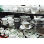 A quantity of Thomas German tableware to include plates, bowls, saucers, serving dishes and similar.