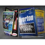 Everton FC - a collection of football programs,