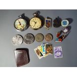 Two pocket watches to include a Smiths Jamboree Scout watch (lacking glass),