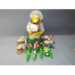 Wombles - a collection of garden related memorabilia to include a Madame Cholet garden gnome